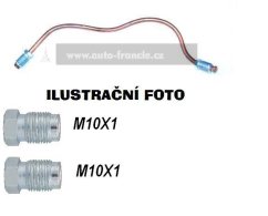 brzdová trubka 200 mm měděná