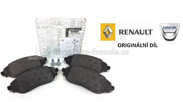 410601073R BRZDOVÉ DESKY PŘEDNÍ RENAULT TRAFIC 1.6 DCI