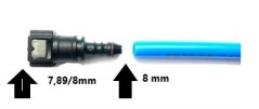 rychlospojka palivového potrubí 8mm