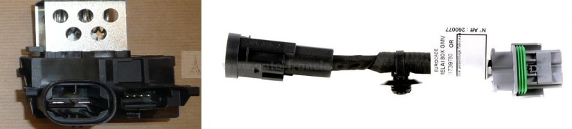 ODPOR VENTILÁTORU citroen,peugeot originální díl,9673999880