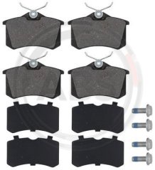 zadní brzdové desky škoda ,vw,seat,audi