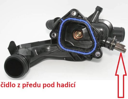 TERMOSTAT CHLAZENÍ CITROEN,PEUGEOT 9808646980 originální díl
