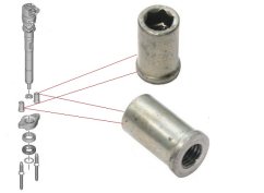 1982.63 matice svorníku vstřikovače 1.6 HDI,2.0 hdi,CITROEN,PEUGEOT,198263