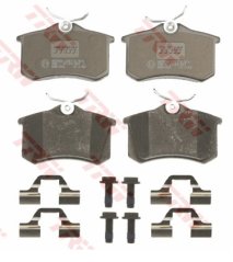 ZADNÍ BRZDOVÉ DESTIČKY citroen,peugeot ,renault,TRW GDB1330