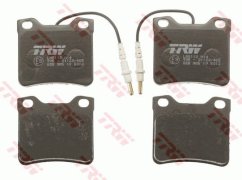 zadní brzdové destičky peugeot 406,607,4251.30*,trw gdb985