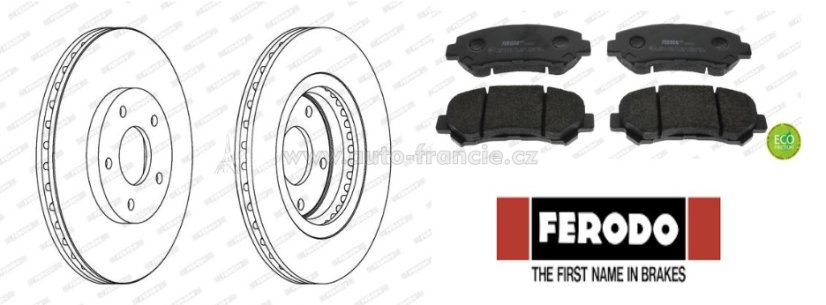 BRZDY NISSAN JUKE,QASHQAI,X TRAIL,přední brzdová sada