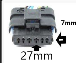 konektor škrtící klapky renault 7701474709,8200051274