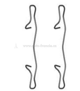 příslušenství brzdových destiček 109-1755