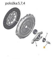 vypínací páka spojky citroen,peugeot,m4601,211757,FPARTS