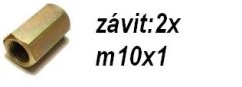 spojka brzdové trubky m10x1 mm