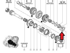 POJISTKA ,KROUŽEK  převodovky renault,7701471586