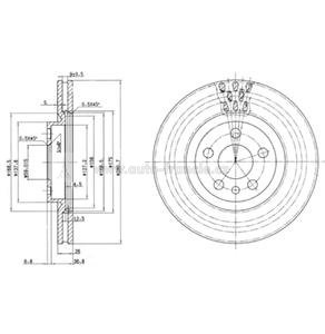 přední brzdový kotouč citroen,peugeot,4246.j2*,fparts