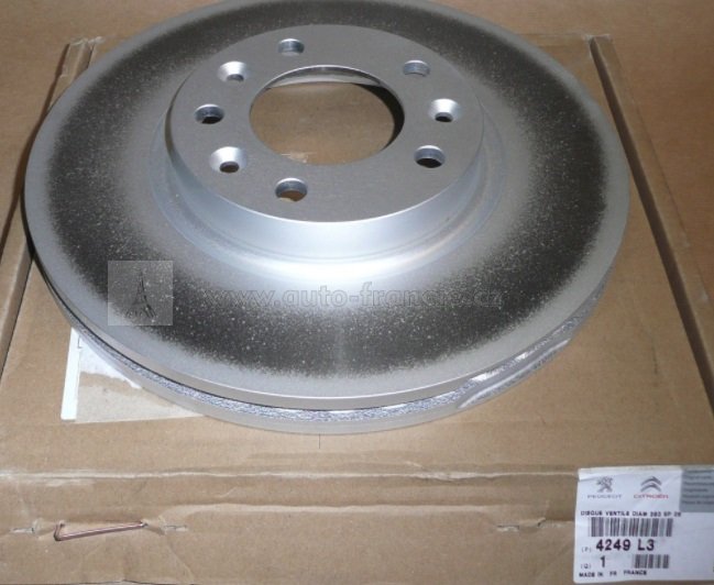 přední brzdový kotouč citroen,peugeot,4249.l3,originální díl PSA