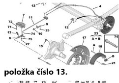 pružina táhla ruční brzdy boxer ducato jumper