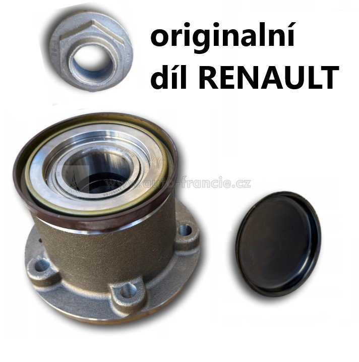 432100013r náboj zadního kola renault master,opel movano b,nissan-ORIGINÁL RENAULT kompletní s ložiskem
