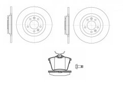 Brzdové kotouče a desky zadní PEUGEOT 407 607,CITROEN C5