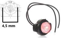 POZIČNÍ SVĚTLO HORNÍ NA SKŘÍN ČERVENÉ LED