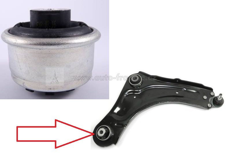 silentblok předního ramena  renault scenic 3,megane 3,fluence,grand scenic 3