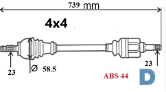 poloosa renault kangoo 4x4,pravá