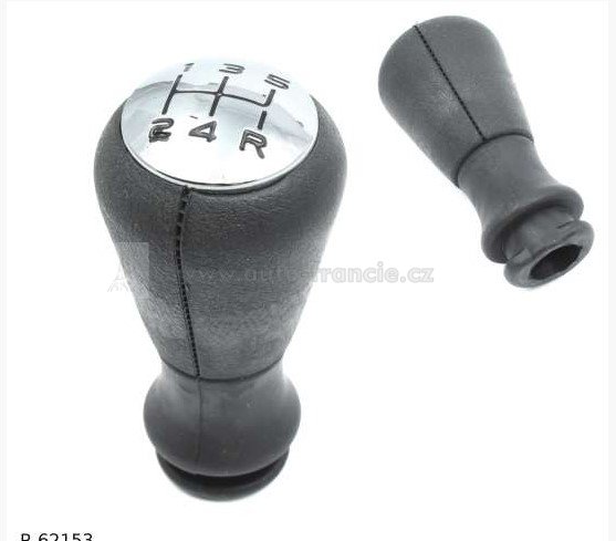 hlavice řadící páky peugeot,citroen,chrom 5 rychlostí