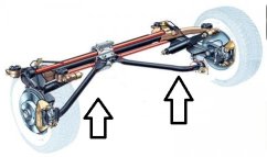 levé zadní příčné rameno zadní nápravy peugeot 206 SW,RC,5150.91,FPARTS