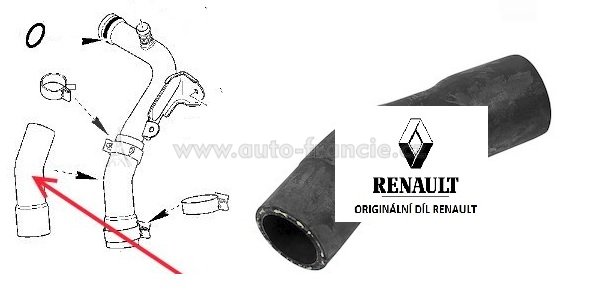 7701062288 hadice sání renault,opel,nissan dci