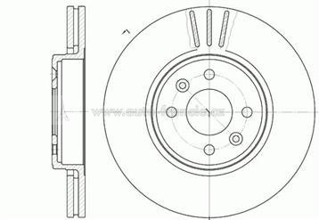 přední brzdový  kotouč renault dacia ,7700426389