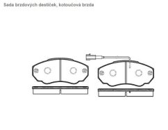 přední brzdové destičky boxer,jumper,4252.42*,remsa