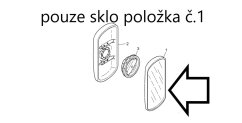 SKLO ZPĚTNÉHO ZRCÁTKA RENAULT MASCOTT