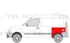 lem zadního blatníku renault kangoo,levý,2/3 dveř.verze