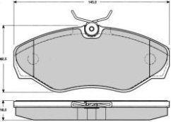 PŘEDNÍ BRZDOVÉ DESTIČKY RENAULT,MEYLE