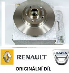 432022434r zadní brzdový kotouč s ložiskem renault,402022291R,original RENAULT