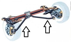 pravé zadní příčné rameno zadní nápravy peugeot 206 SW,RC 5150.92,FPARTS