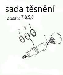 sada těsnění zadní pístnice perování citroen C5 (37MM)