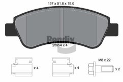 přední brzdové destičky citroen,peugeot,425475,Bendix France