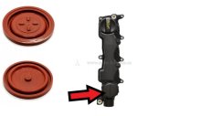 membrána víka ventilů 1.6 hdi ,1.6 DDiS, 1.6 TDCi, 1.6 CiTD