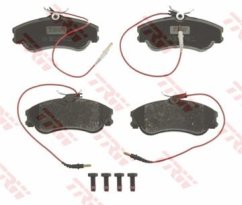 PŘEDNÍ BRZDOVÉ DESTIČKY citroen,peugeot,trw gdb1260