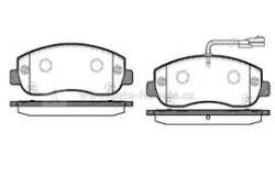 přední brzdové destičky renault,410604386r,TRW GDB1910