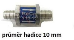 zpětný ventil paliva 10mm