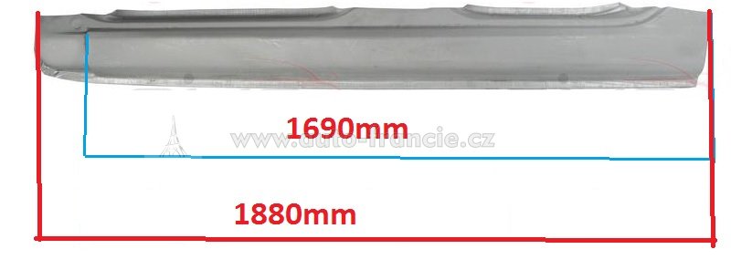 levý práh peugeot 307,307SW