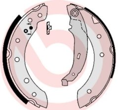 zadní brzdové čelisti citroen,peugeot,renault,,4241J1,7701208111,brembo