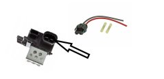 konektor odporu ventilátoru chladiče citroen peugeot renault dacia