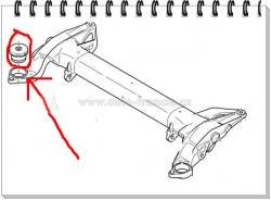 silentblok zadní nápravy citroen c5,5122.51*FPARTS M5243