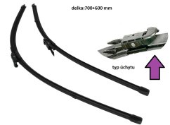 stěrače citroen c4,přední 700+600mm