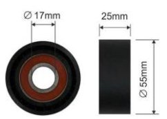 NAPÍNACÍ KLADKA PLOCHÉHO ŘEMENE citroen,peugeot ,5151.89,FPARTS