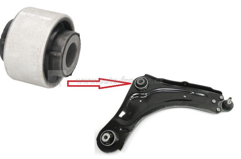 silentblok předního ramena  renault scenic 3,megane 3,fluence,grand scenic 3